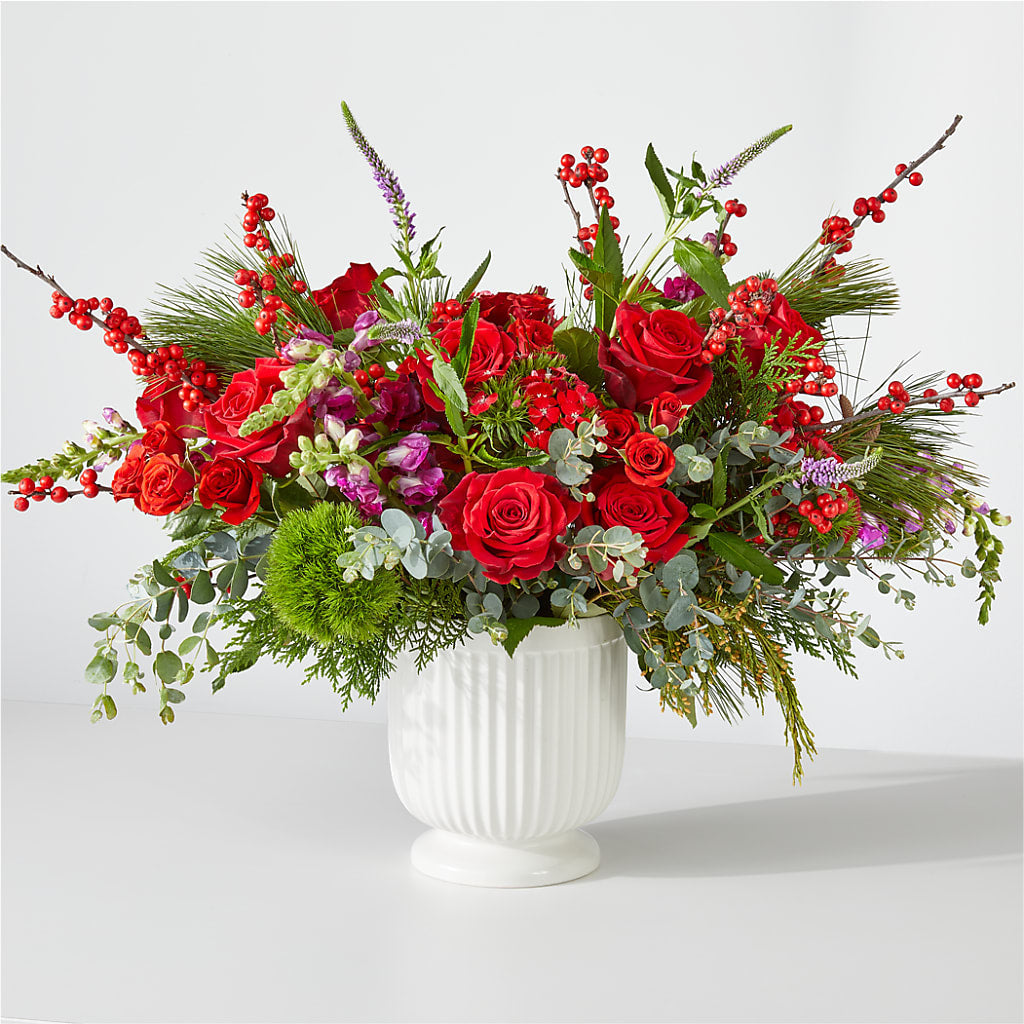 Big Red Bow Bouquet – City Market, Grand Junction CO