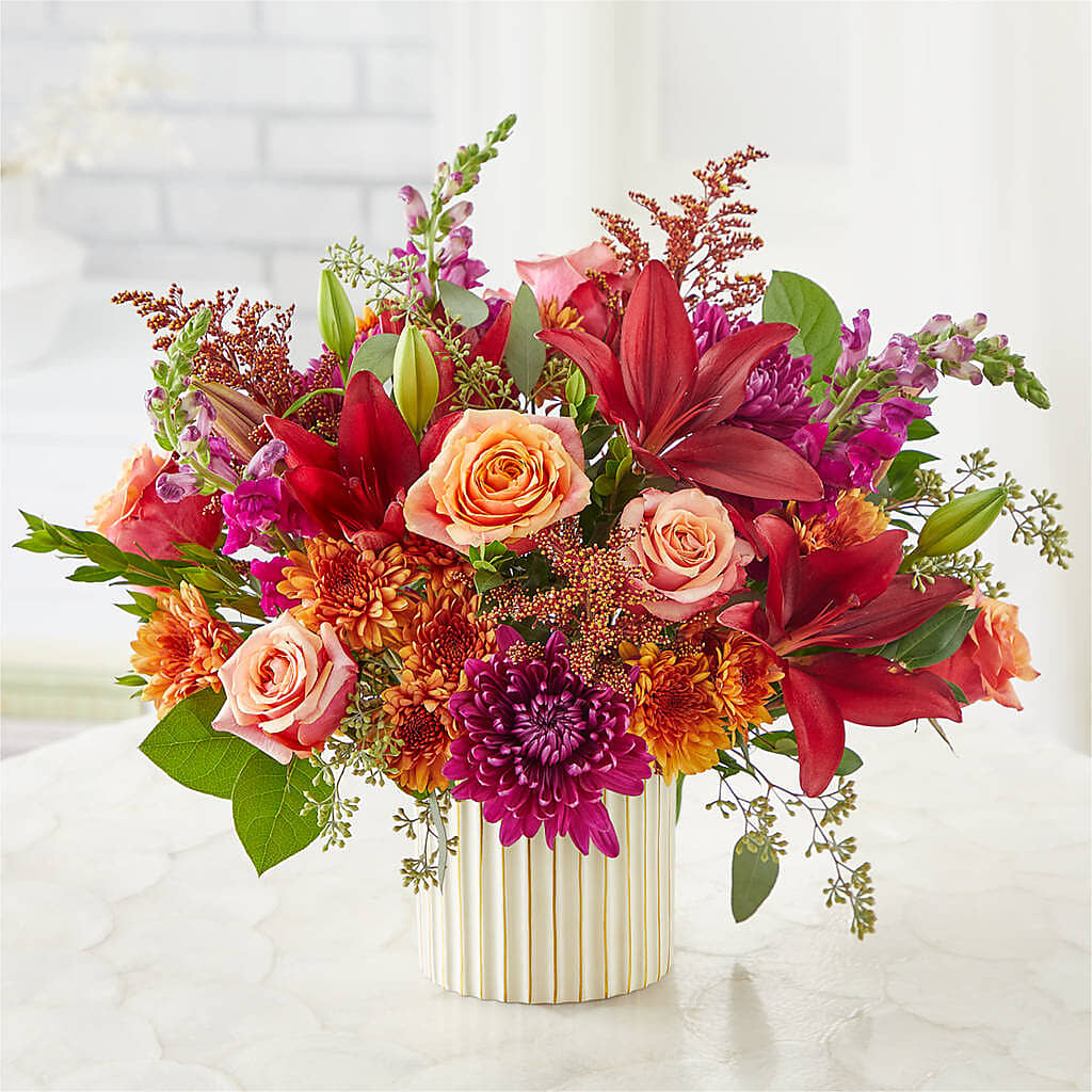 Burgundy Landscape Bouquet – City Market, Grand Junction CO