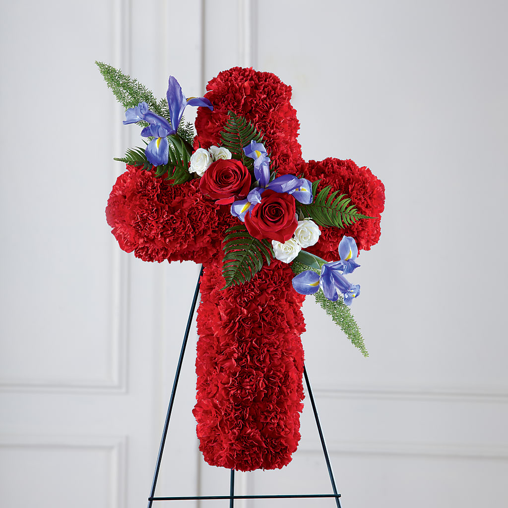 Faithful Hero Floral Cross – City Market, Grand Junction CO