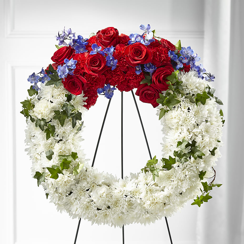 Patriotic Passion Wreath – City Market, Grand Junction CO