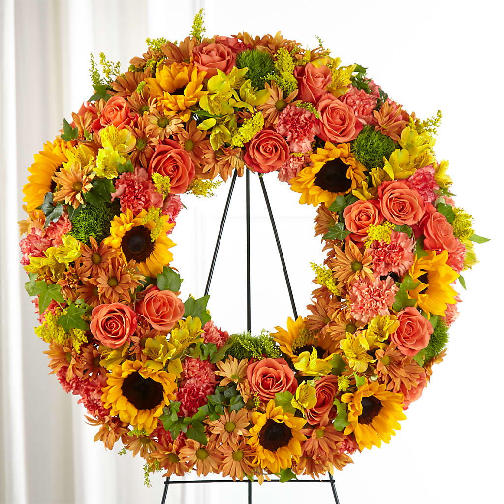 Autumnal Memories Wreath (Standard) – City Market, Grand Junction CO