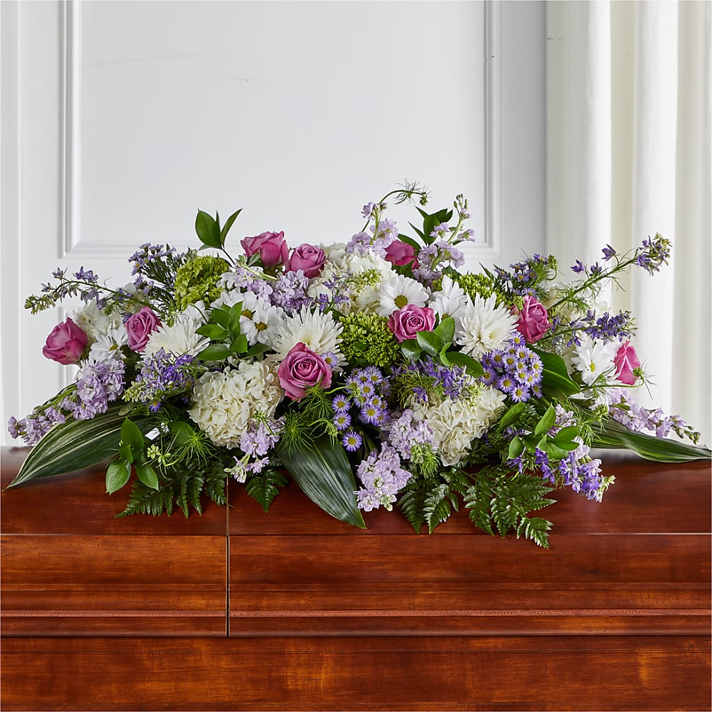 Meadows of Serenity Casket Spray – City Market, Grand Junction CO