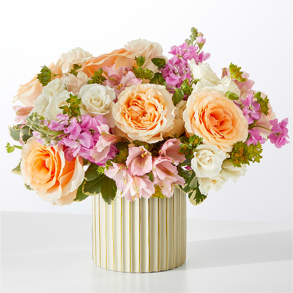 Paradise Bouquet with Ivory Vase – City Market, Grand Junction CO