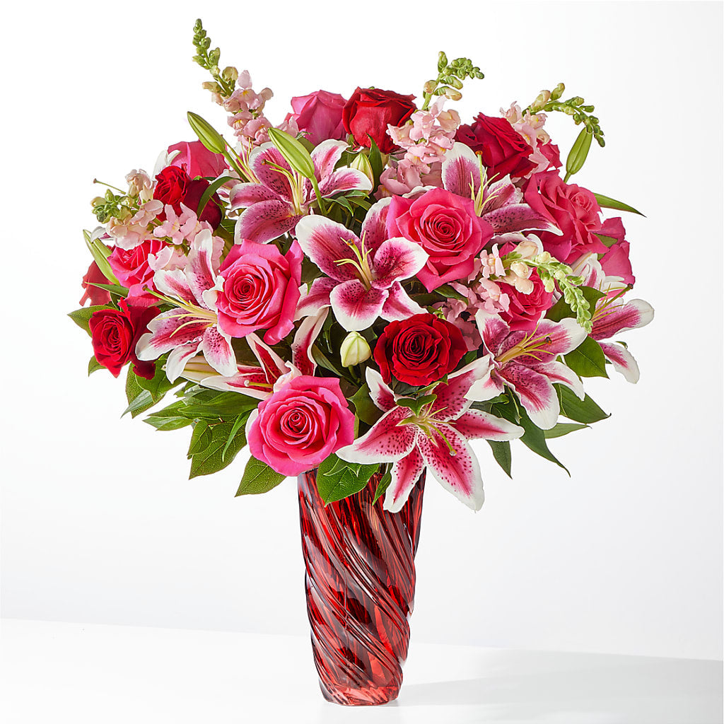 Always You Bouquet with Luxe Swirl Vase – City Market, Grand Junction CO