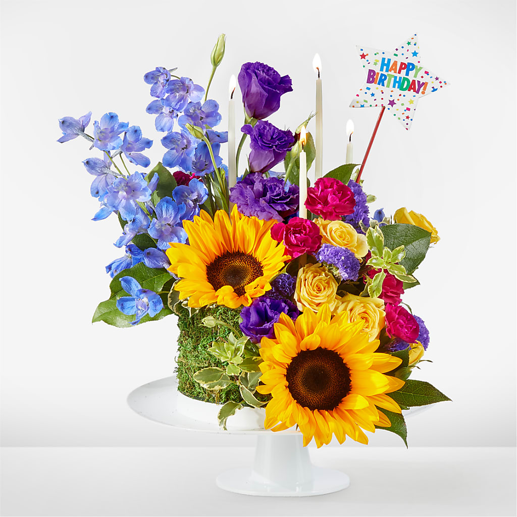 Star of the Day Floral Cake – City Market, Grand Junction CO