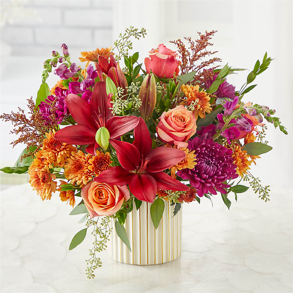 Burgundy Landscape Bouquet –  City Market, Grand Junction CO