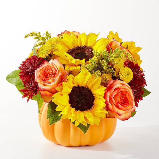 Golden Gourd Pumpkin Bouquet –  City Market, Grand Junction CO