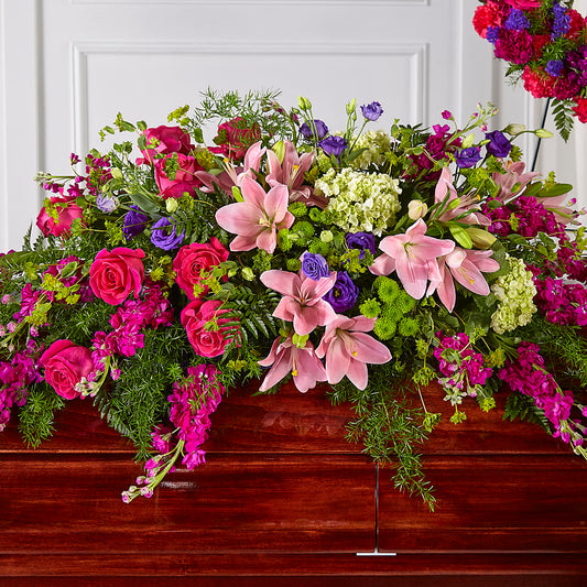 Radiant Tribute Casket Spray –  City Market, Grand Junction CO