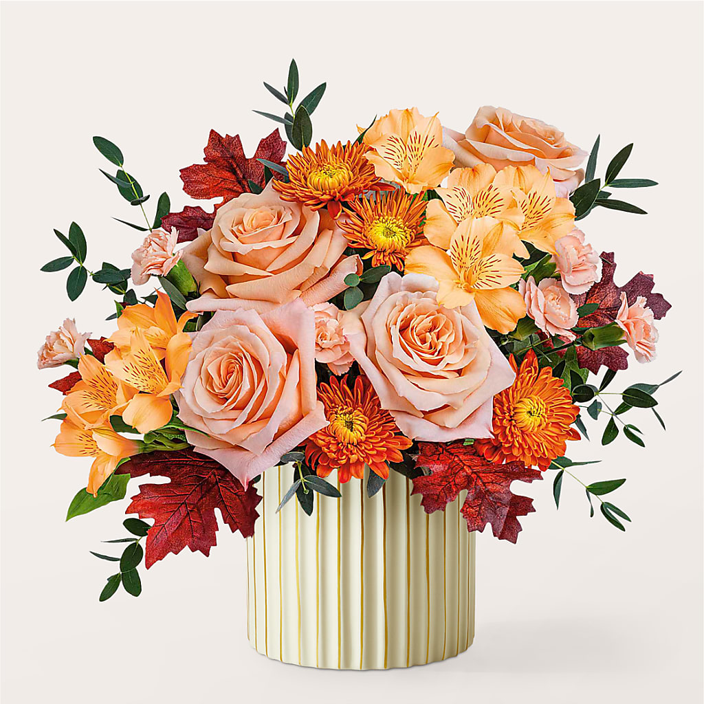 Spiced Latte Bouquet with Ivory Vase –  City Market, Grand Junction CO