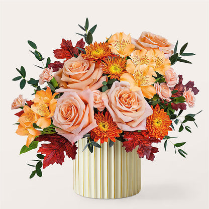 Spiced Latte Bouquet with Ivory Vase –  City Market, Grand Junction CO