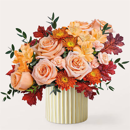 Spiced Latte Bouquet with Ivory Vase –  City Market, Grand Junction CO