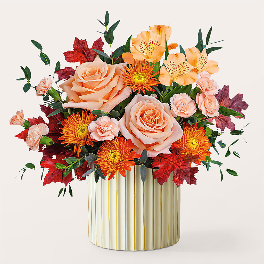 Spiced Latte Bouquet with Ivory Vase –  City Market, Grand Junction CO