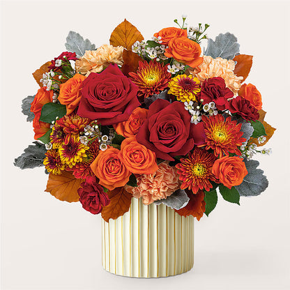 Merlot Bouquet with Ivory Vase –  City Market, Grand Junction CO