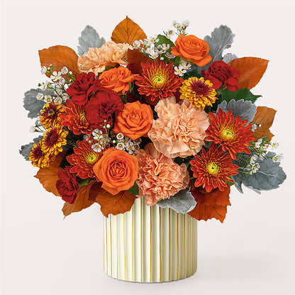 Merlot Bouquet with Ivory Vase –  City Market, Grand Junction CO