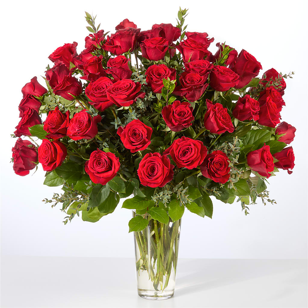 Forever Yours Fifty Stem Red Rose Bouquet –  City Market, Grand Junction CO